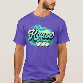 HOUSE MUSIC House Music Heat AquaLight Mint T-Shirt