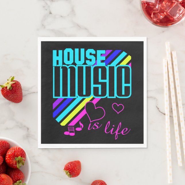 House Music Napkin (Insitu)