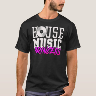 House Music Princess Edm Dj Househead Womens 1 T-Shirt