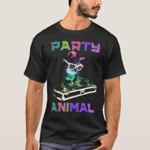 House Music Rave Cat Party Animal Kitty Dj Youth C T-Shirt