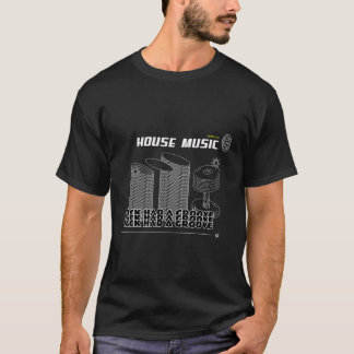 House Music Vinyl Edm Rave Deep Soulful House Dj T-Shirt