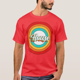 House Name Shirt Vintage House Circle