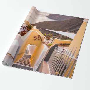 HOUSE NEAR BODY OF WATER WRAPPING PAPER