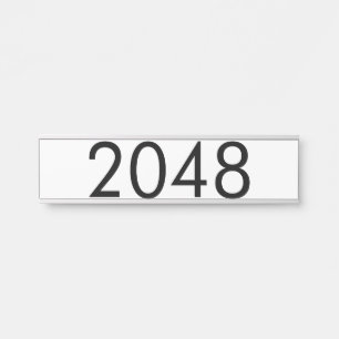 House Number Address Sign Vertical House Numbers
