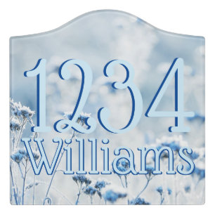 House Number Sign