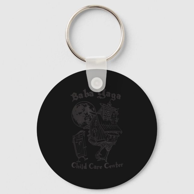 House Of Baba Yaga Slavic Folklore Child Care Cent Key Ring (Front)