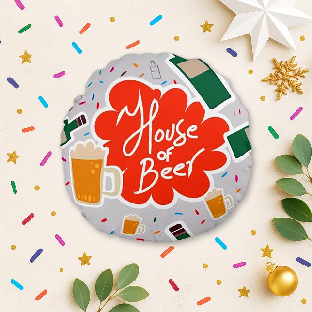 House of Beer Round Cushion (Creator Uploaded)