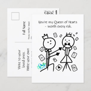 House of Cards Customised Postcard