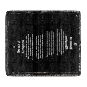 House of Deception Cutting Board