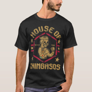 House Of Desde Chingasos 2019 Funny Boxing Tattoo T-Shirt