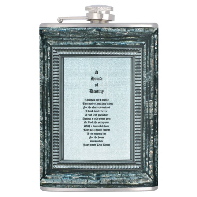 House of Destiny Hip Flask (Front)