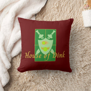 House of Dink Pickleball Crest Cushion