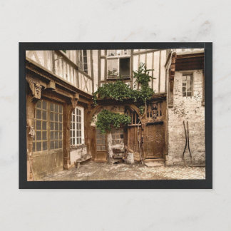 House of Francis I, Abbeville, France vintage Phot Postcard