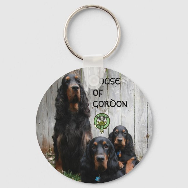 HOUSE OF GORDON, Gordon Setter Keychain (Front)