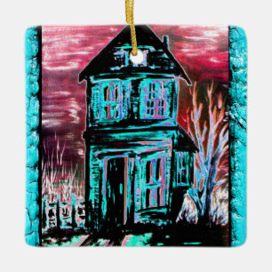 House of Invitation Ceramic Ornament