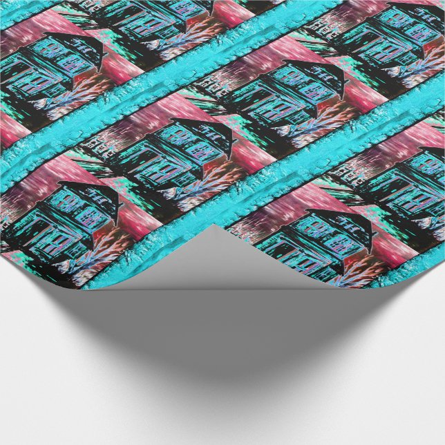 House of Invitation Wrapping Paper (Corner)