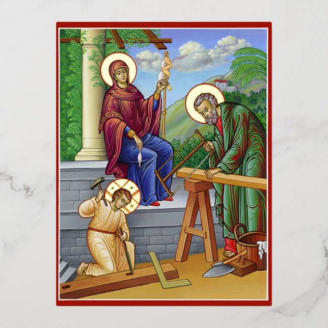 House of Nazareth Foil Holiday Postcard (Front)