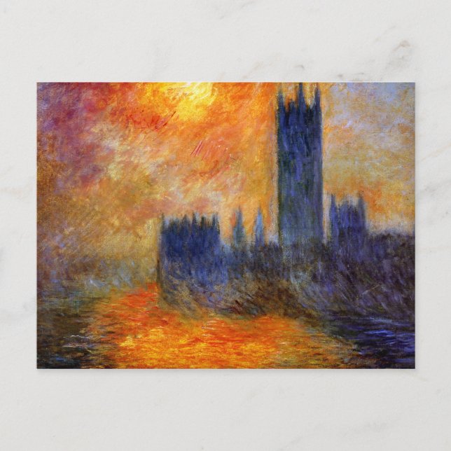 House of Parliament Sun Postcard (Front)