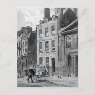 House of Sir Isaac Newton Postcard