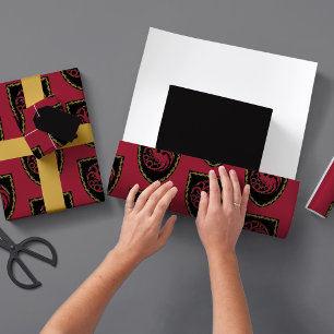 HOUSE OF THE DRAGON Badge Wrapping Paper Sheets