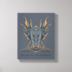 HOUSE OF THE DRAGON Balerion Candle Altar Canvas Print