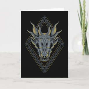 HOUSE OF THE DRAGON   Balerion Skull Diamond Card