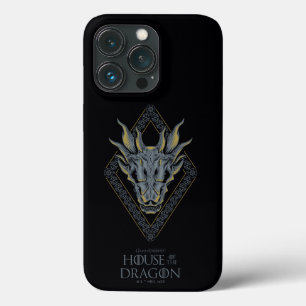 HOUSE OF THE DRAGON   Balerion Skull Diamond Crest iPhone 13 Pro Case