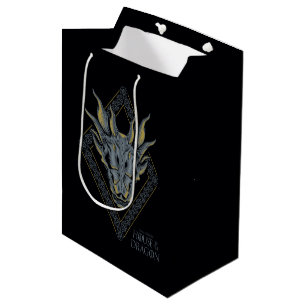 HOUSE OF THE DRAGON   Balerion Skull Diamond Crest Medium Gift Bag