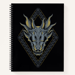 HOUSE OF THE DRAGON   Balerion Skull Diamond Crest Notebook