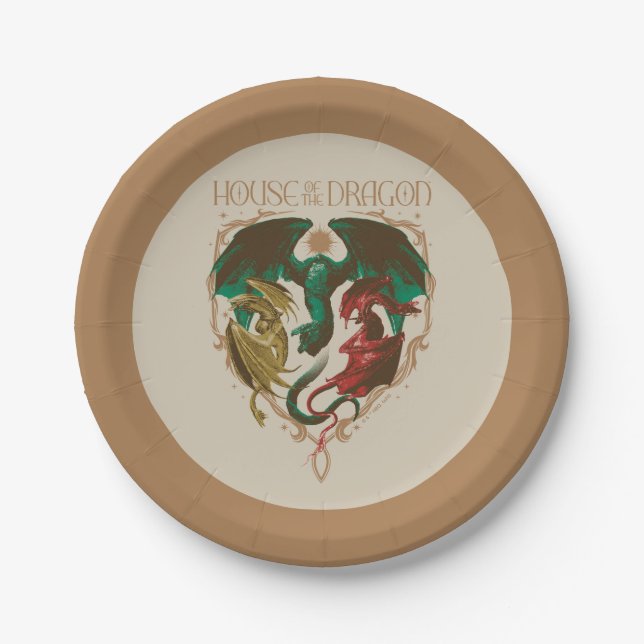 House of the Dragon | Dragon Shield Paper Plate (Front)