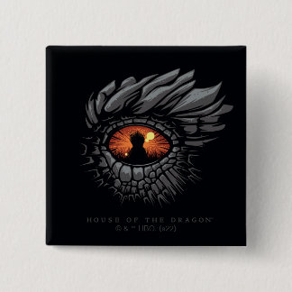 HOUSE OF THE DRAGON | Dragon's Eye Iron Throne 15 Cm Square Badge