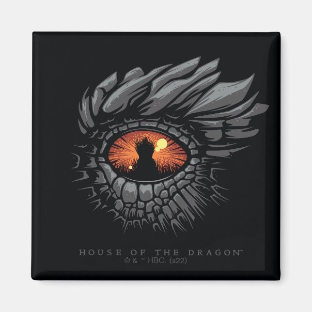 HOUSE OF THE DRAGON | Dragon's Eye Iron Throne Magnet (Front)