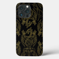 HOUSE OF THE DRAGON | Gold Filigree Dragon Pattern