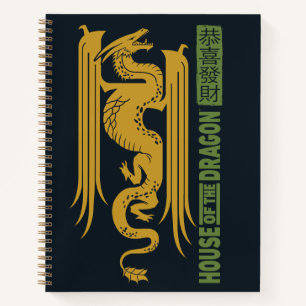 House of the Dragon Gold & Green New Year   恭喜發財 Notebook