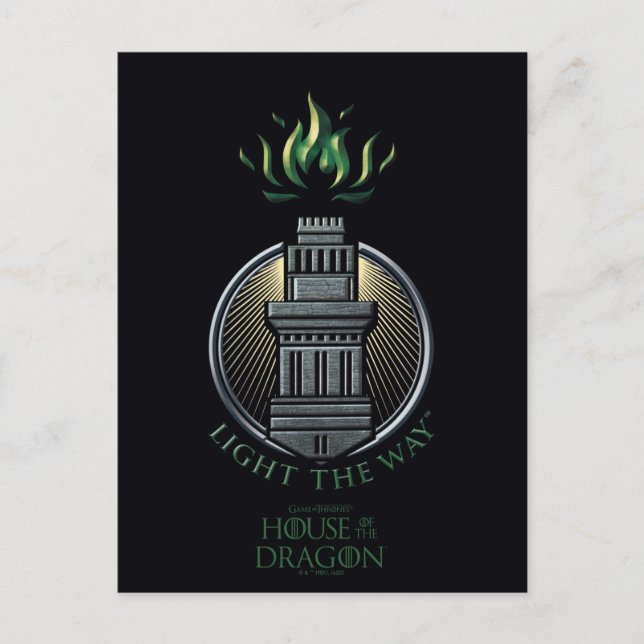 HOUSE OF THE DRAGON | House Hightower Sigil Postcard (Front)