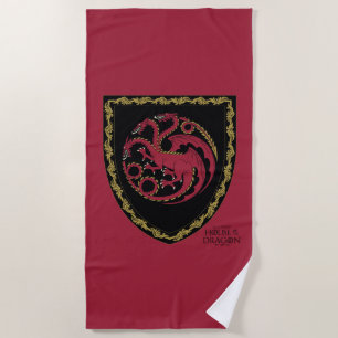HOUSE OF THE DRAGON   House Targaryen Crest Beach Towel