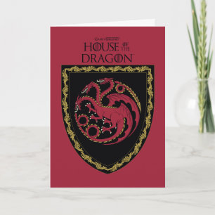 HOUSE OF THE DRAGON   House Targaryen Crest Card