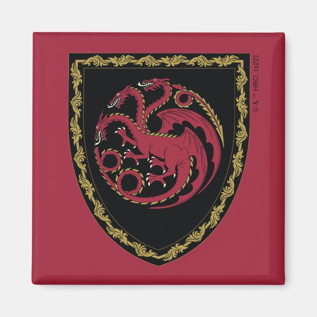 HOUSE OF THE DRAGON | House Targaryen Crest Magnet (Front)