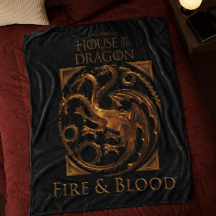 HOUSE OF THE DRAGON House Targaryen Sigil Fleece Blanket