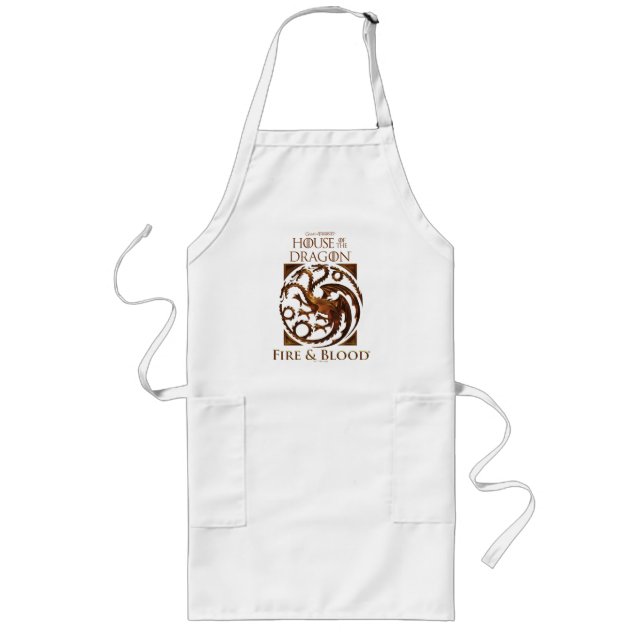 HOUSE OF THE DRAGON | House Targaryen Sigil Long Apron (Front)