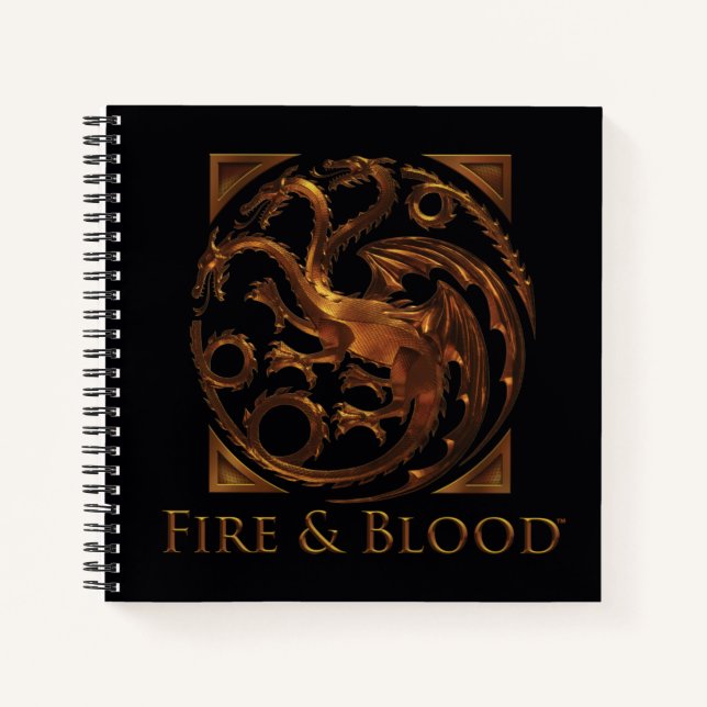 HOUSE OF THE DRAGON | House Targaryen Sigil Notebook (Front)