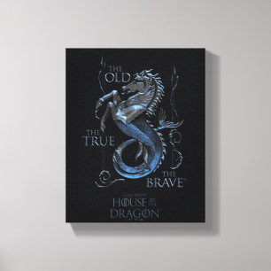 HOUSE OF THE DRAGON House Velaryon Sigil Canvas Print