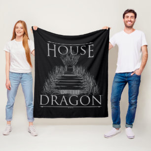 HOUSE OF THE DRAGON   Iron Throne Graphic Fleece Blanket