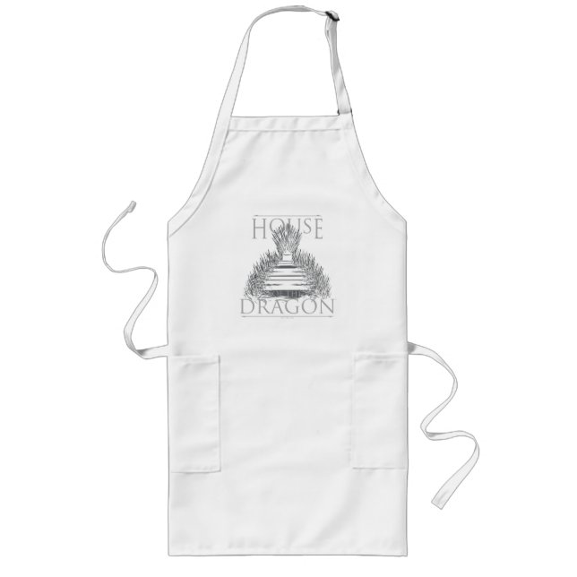 HOUSE OF THE DRAGON | Iron Throne Graphic Long Apron (Front)