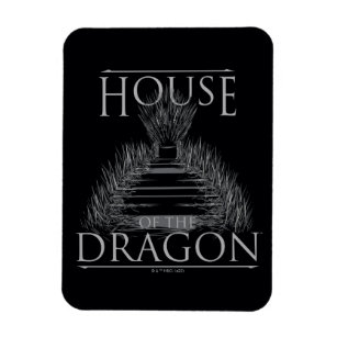 HOUSE OF THE DRAGON   Iron Throne Graphic Magnet