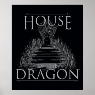 HOUSE OF THE DRAGON   Iron Throne Graphic Poster