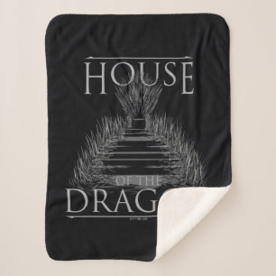 HOUSE OF THE DRAGON   Iron Throne Graphic Sherpa Blanket