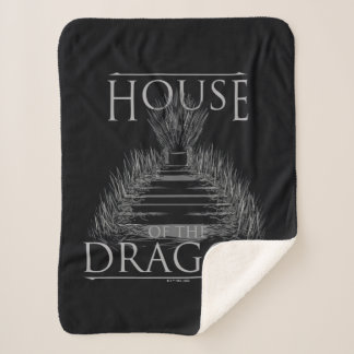HOUSE OF THE DRAGON | Iron Throne Graphic Sherpa Blanket