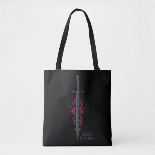 HOUSE OF THE DRAGON   King Viserys Flaming Sword Tote Bag