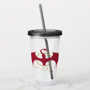 HOUSE OF THE DRAGON   Red Dragon Graphic Acrylic Tumbler